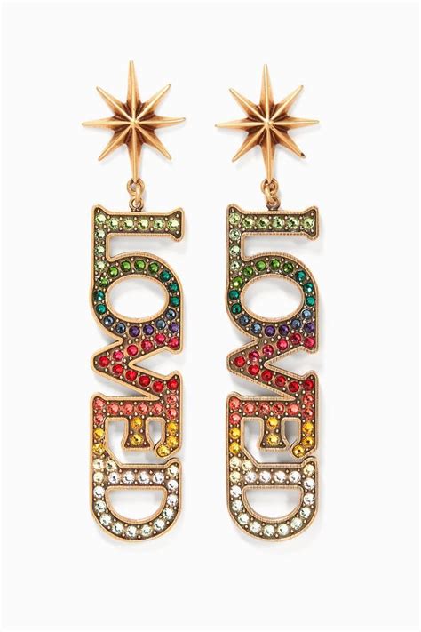 gucci loved earring|Gucci earrings aliexpress.